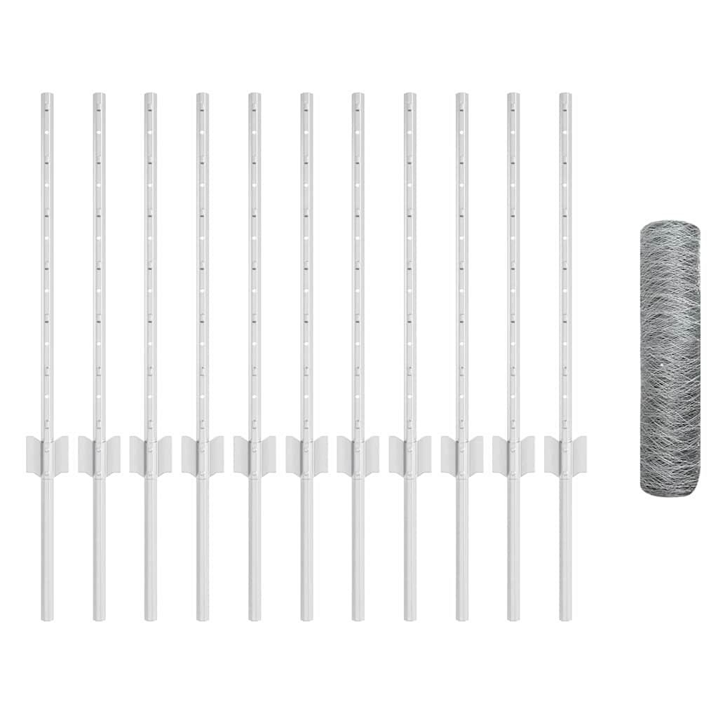 Zavarena žičana ograda 25 x 0,5 m (Š x V) Vruće pocinčani čelik