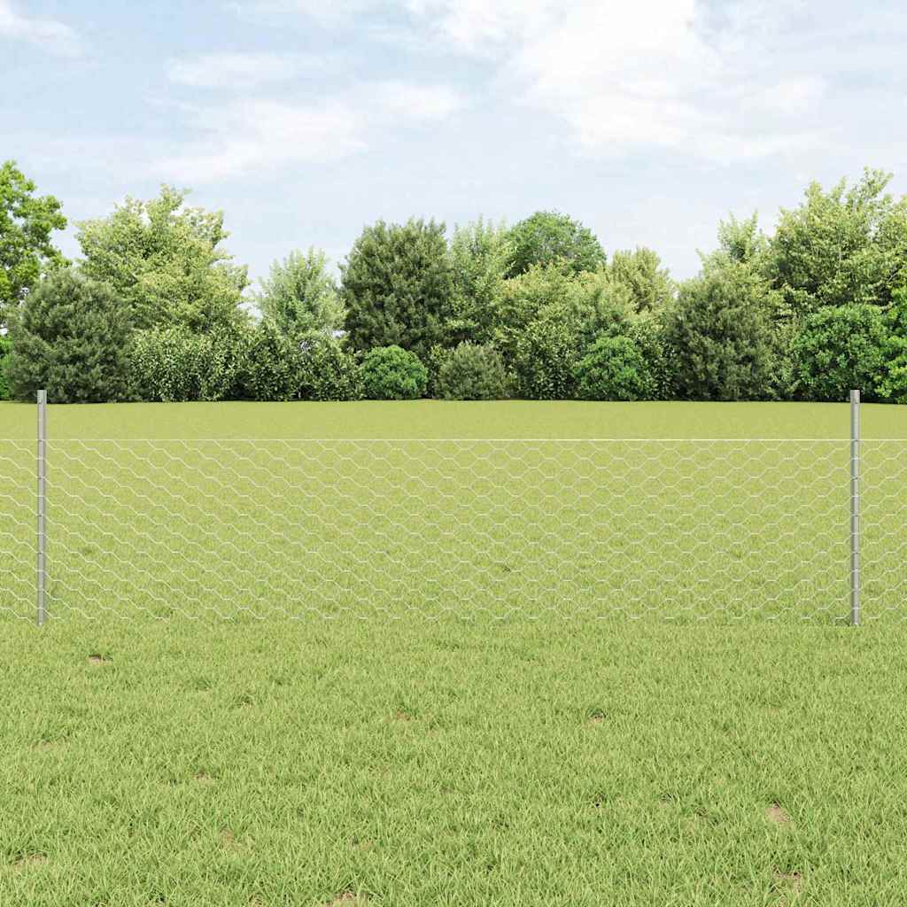 Zavarena žičana ograda 25 x 0,5 m (Š x V) Vruće pocinčani čelik