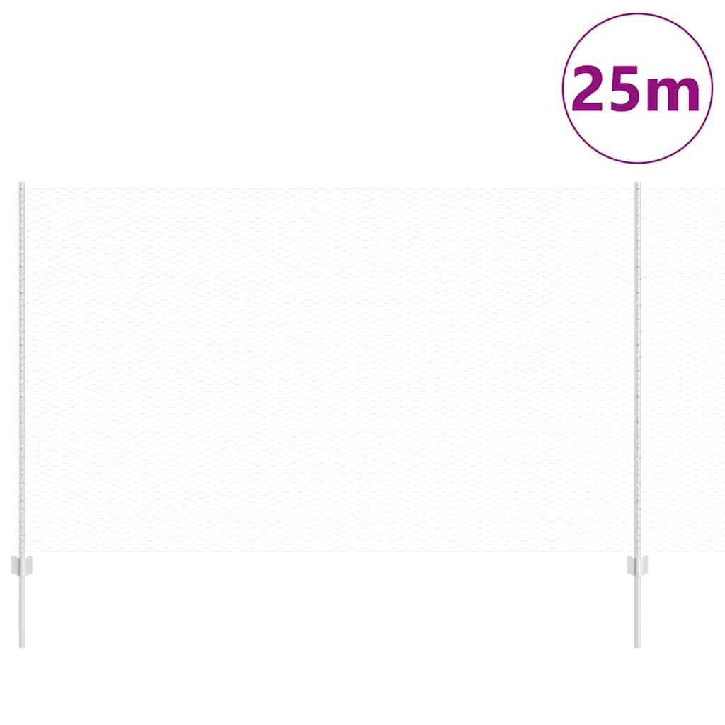 Zavarena žičana ograda 25 x 1,4 m (Š x V) Vruće pocinčani čelik