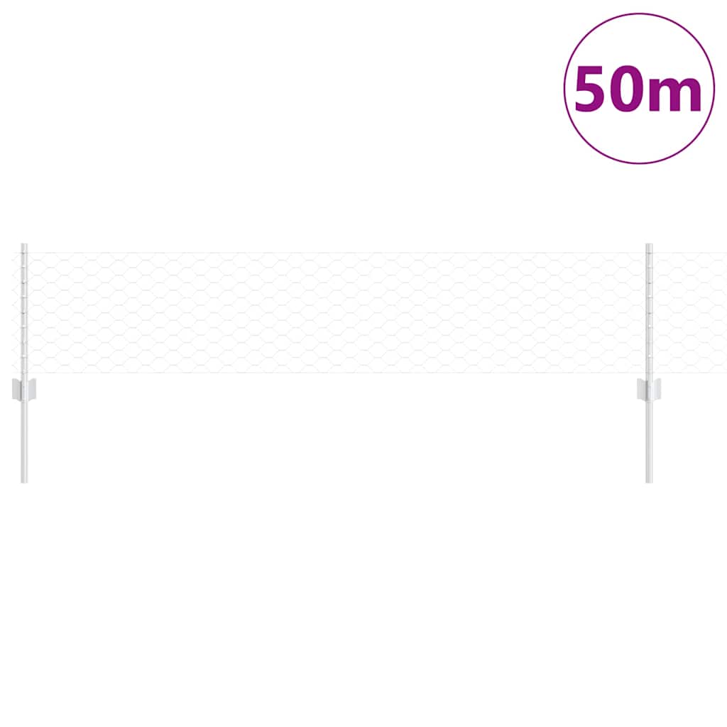 Zavarena žičana ograda 50 x 0,4 m (Š x V) Vruće pocinčani čelik