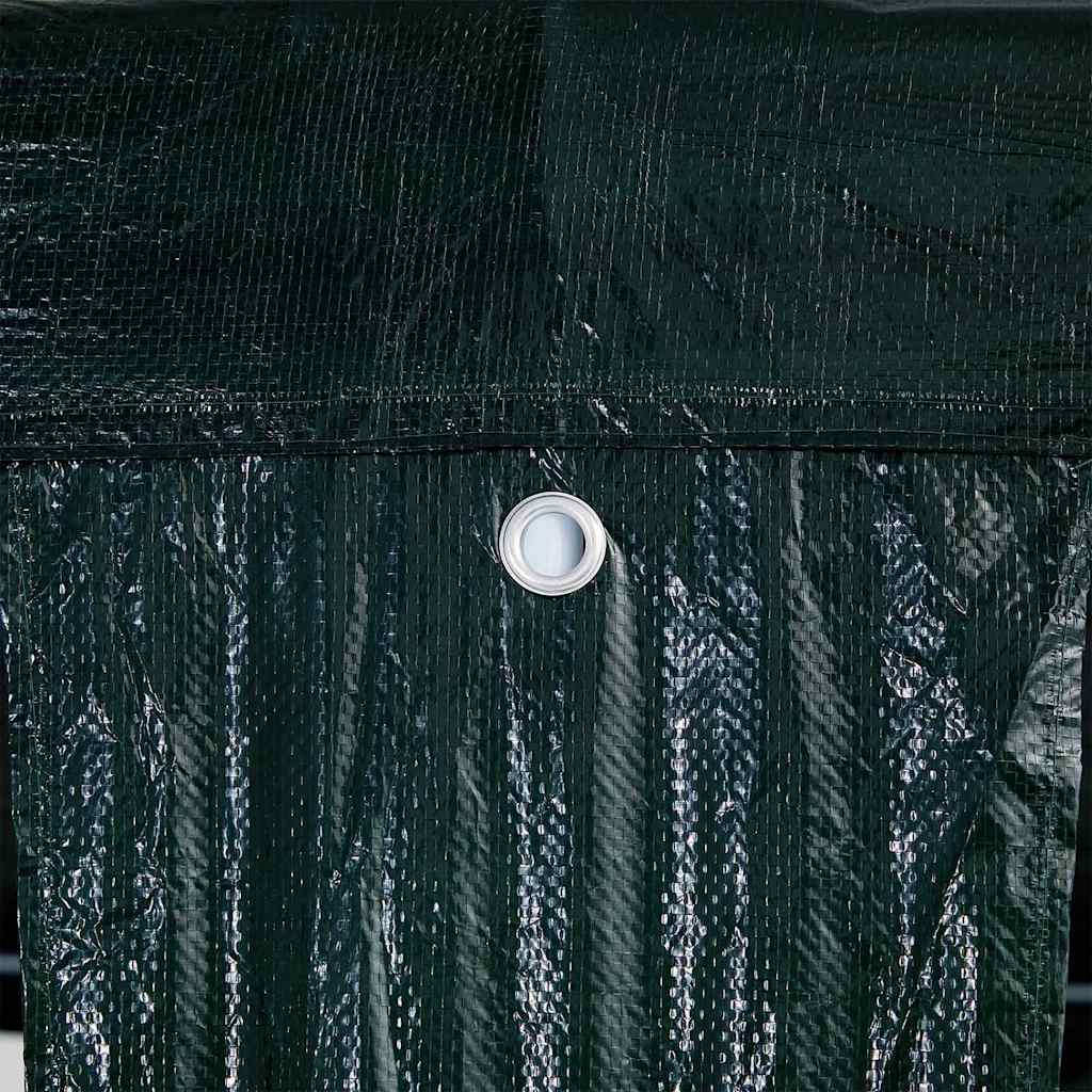 Šator za zabave Zelena 800 x 400 x 266 cm Polietilen i čelik