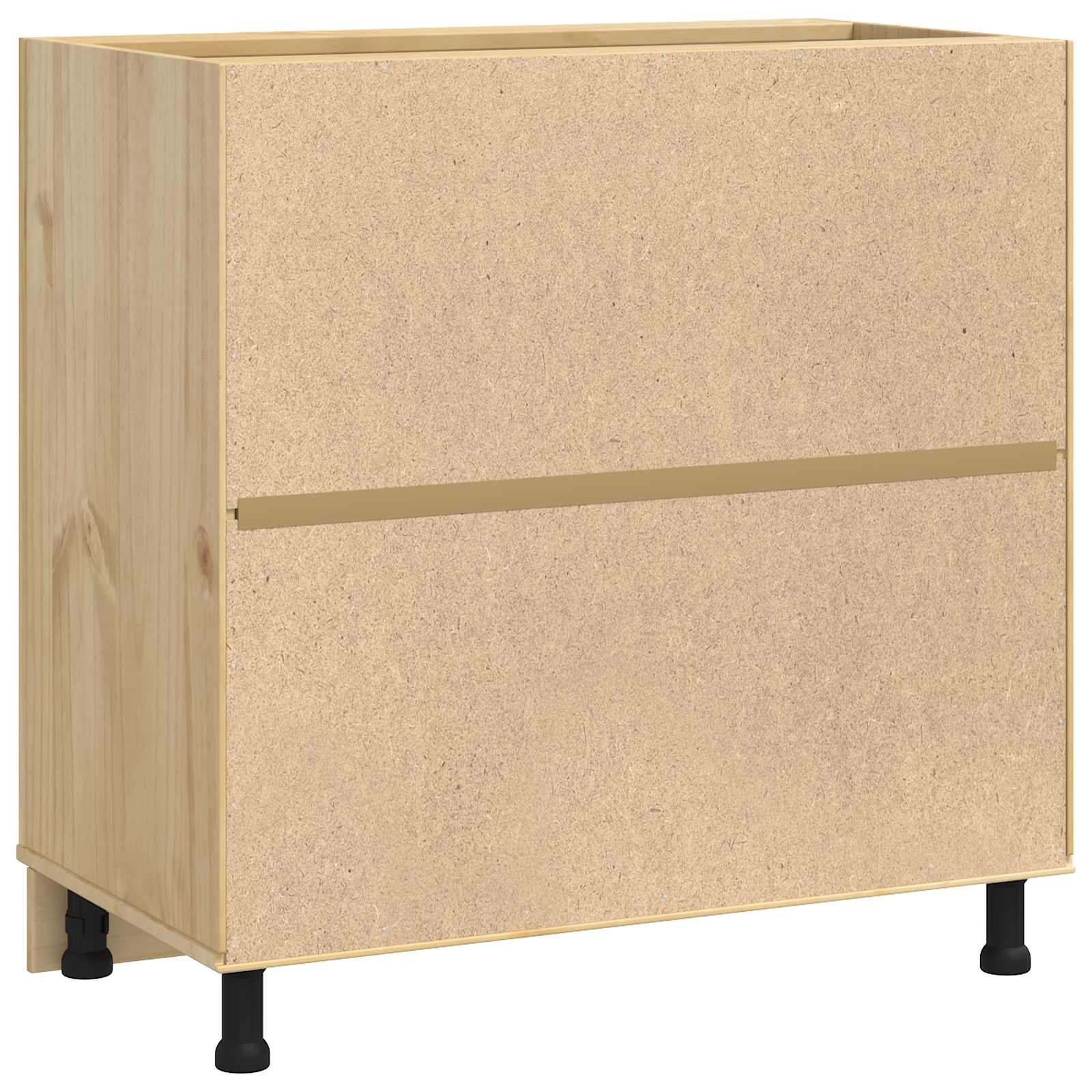 Cabinet SKI Medeno Smeđa 80 x 46 x 81 cm Čvrsto borovo drvo