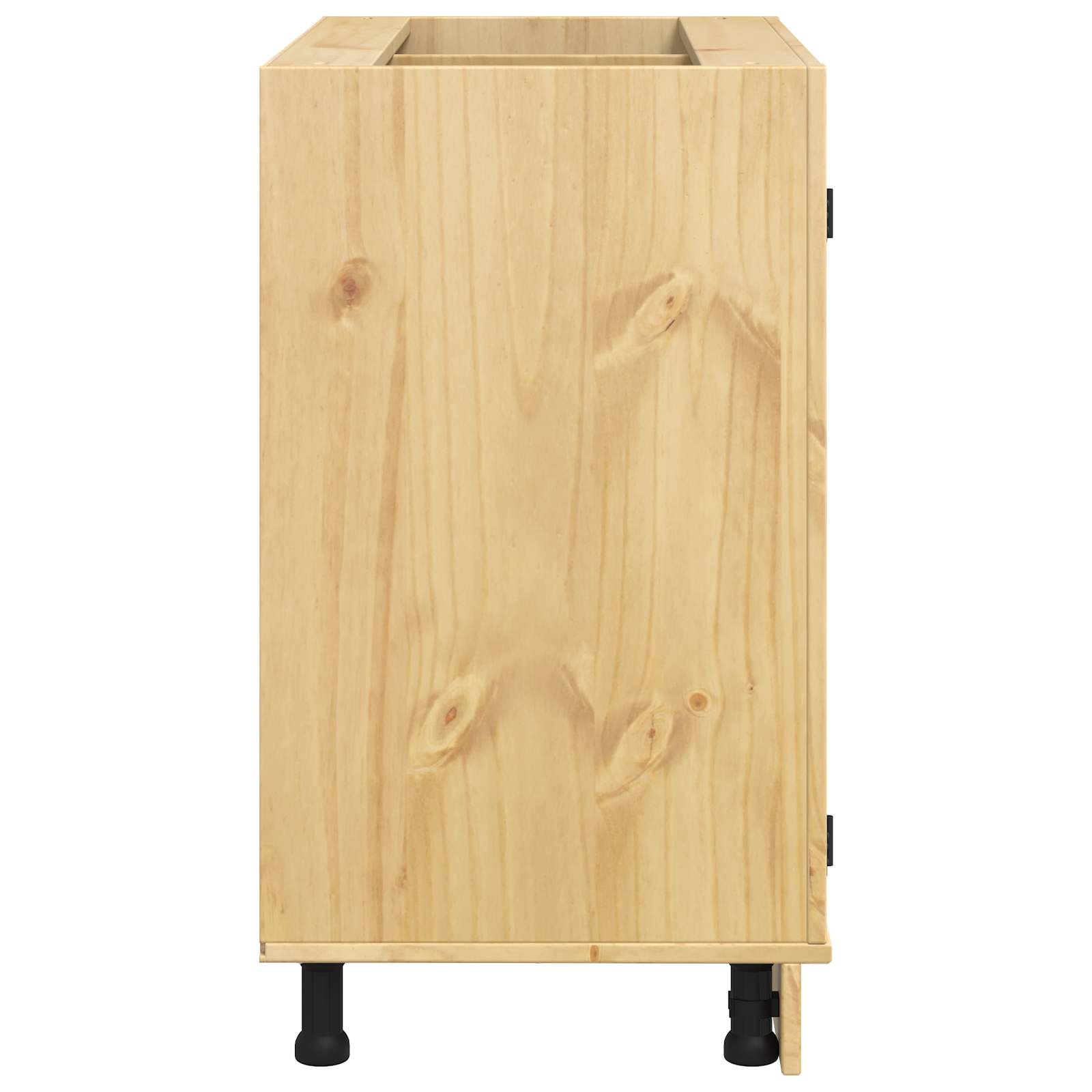 Cabinet SKI Medeno Smeđa 80 x 46 x 81 cm Čvrsto borovo drvo