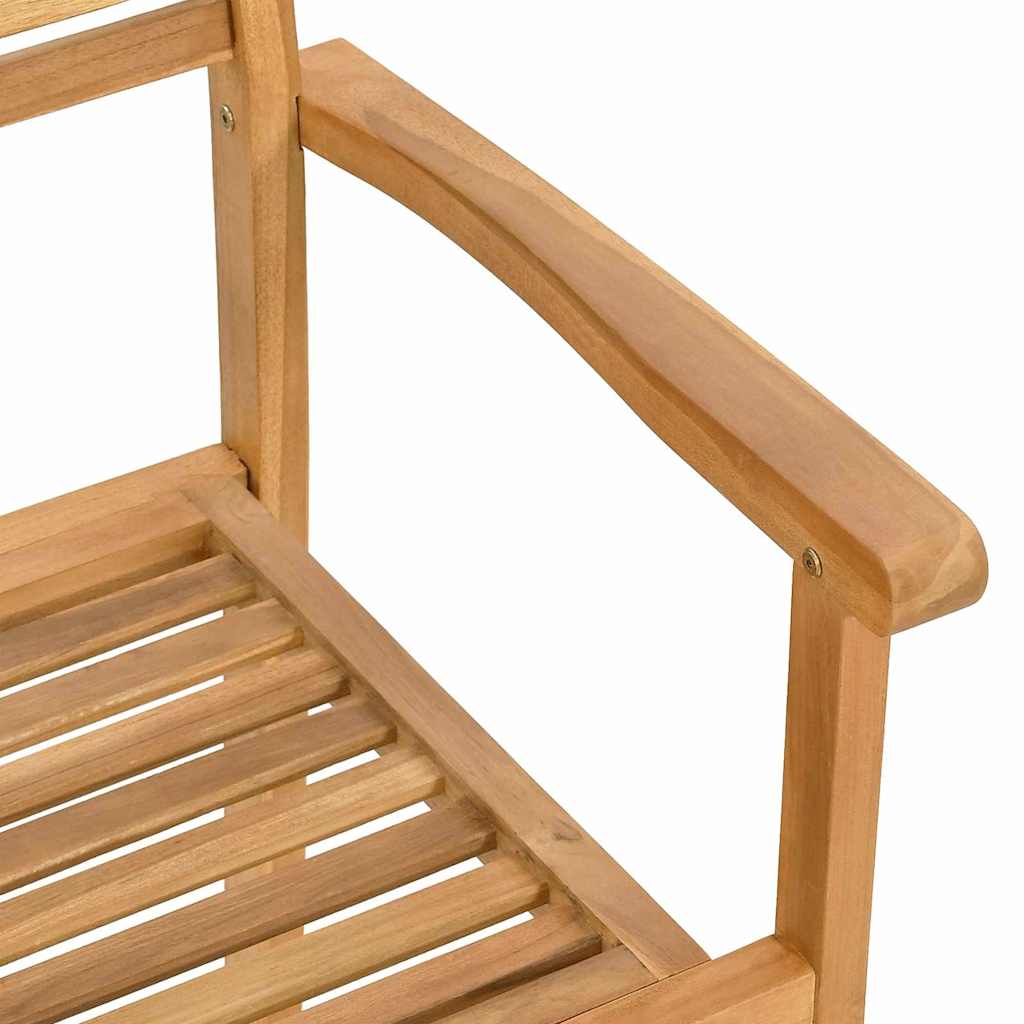 Stolica 2 pcs Smeđa 56 x 55 x 90.5 cm Čvrsto teak drvo