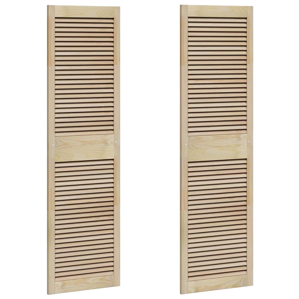 Ormarna vrata s vratima 2 pcs Prirodna 170 x 2,1 x 49,5 cm