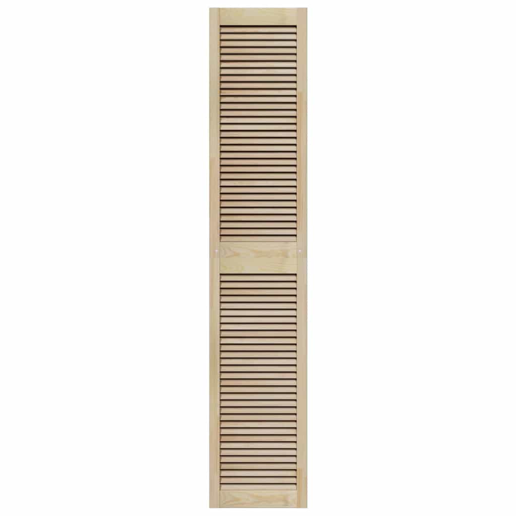 Ormarna vrata Prirodna 201 x 2,1 x 39,5 cm Čvrsto borovo drvo