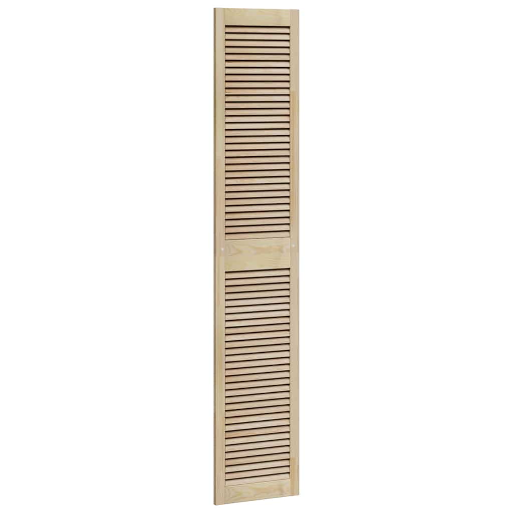 Ormarna vrata s vratima 2 pcs Prirodna 201 x 2,1 x 39,5 cm