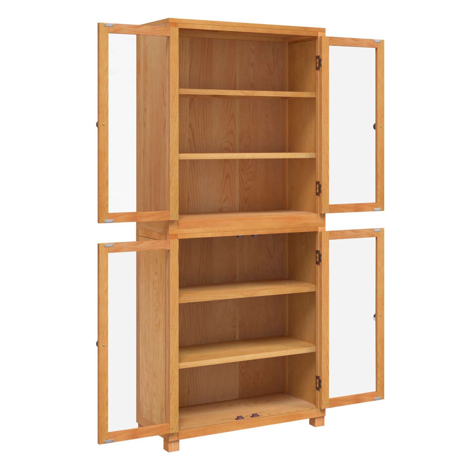 Set namještaja za pohranu 2 kom. Prirodna 80 x 35 x 185 cm