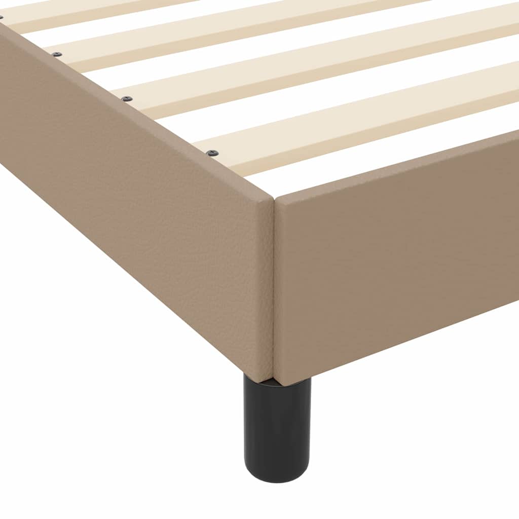 Krevetna konstrukcija Boja cappuccina 200 x 200 cm tkanina