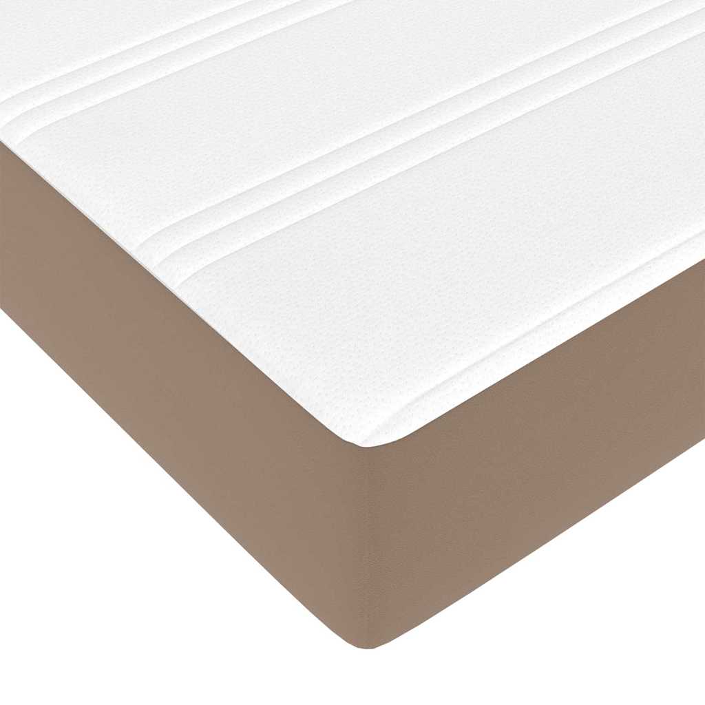 Krevetna konstrukcija Boja cappuccina 200 x 200 cm tkanina
