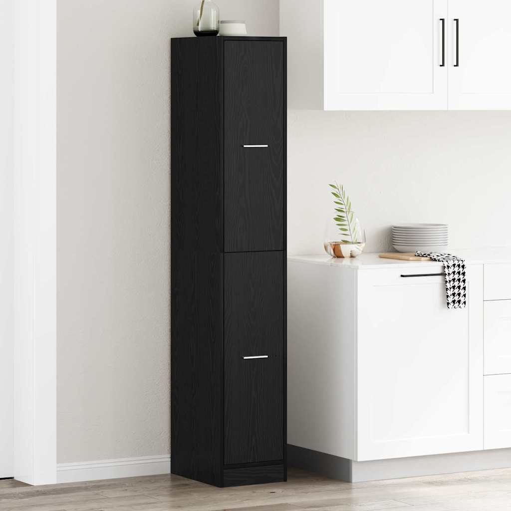Apoteka za pohranu Crni hrast 30 x 41 x 174.5 cm