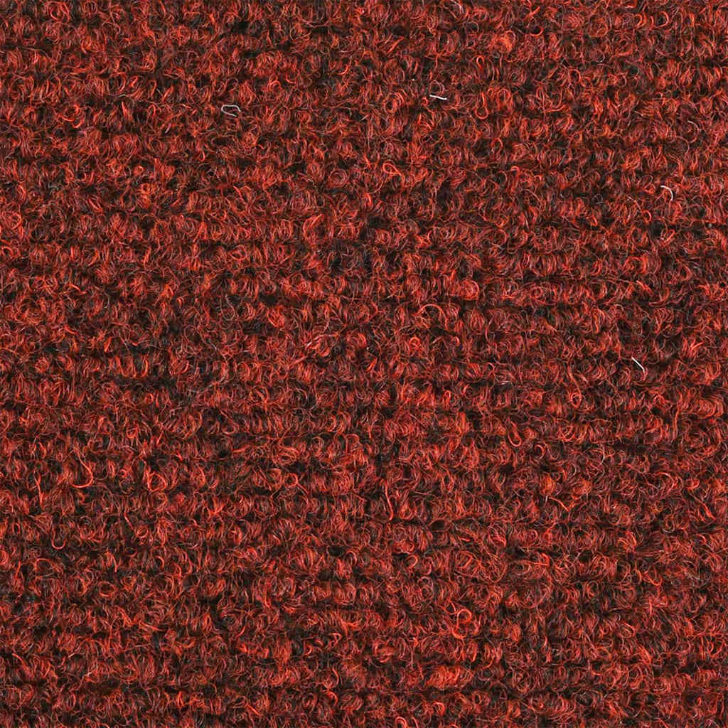 Prostirke za stepenice, samoljepljive, 20 kom, 65x21x4 cm, bordo crvene, poluokrugle, velike