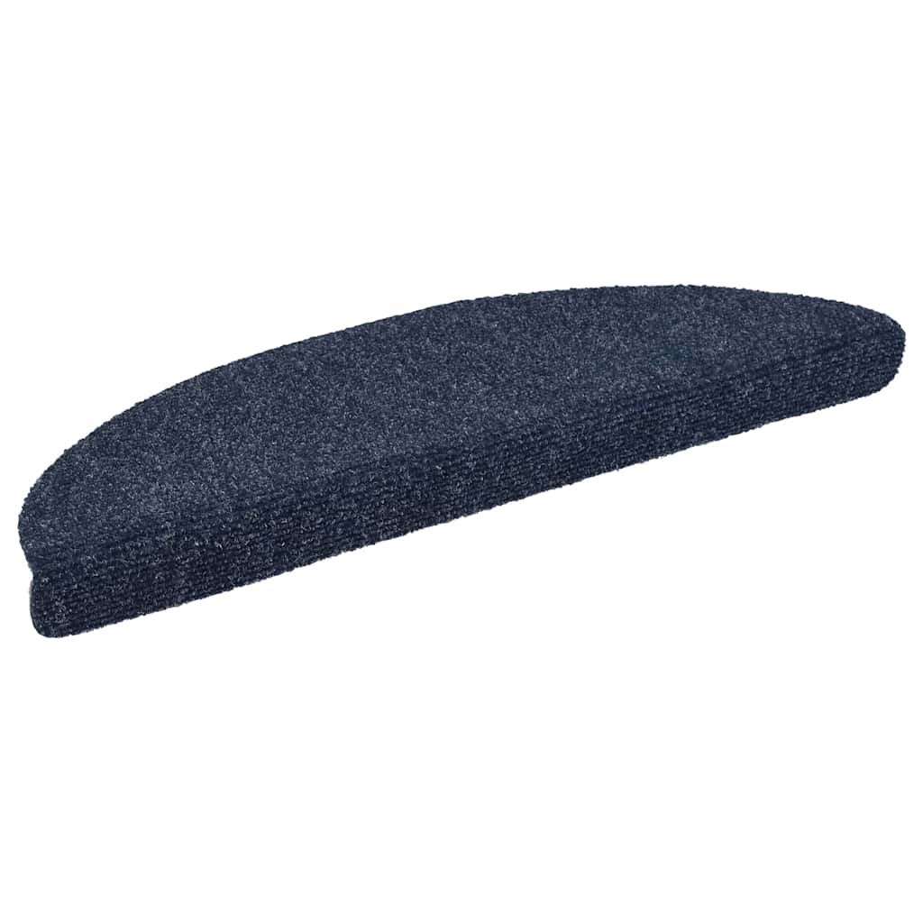 Prostirke za stepenice samoljepljive 20 kom 56x17x3 cm plave poluokrugle