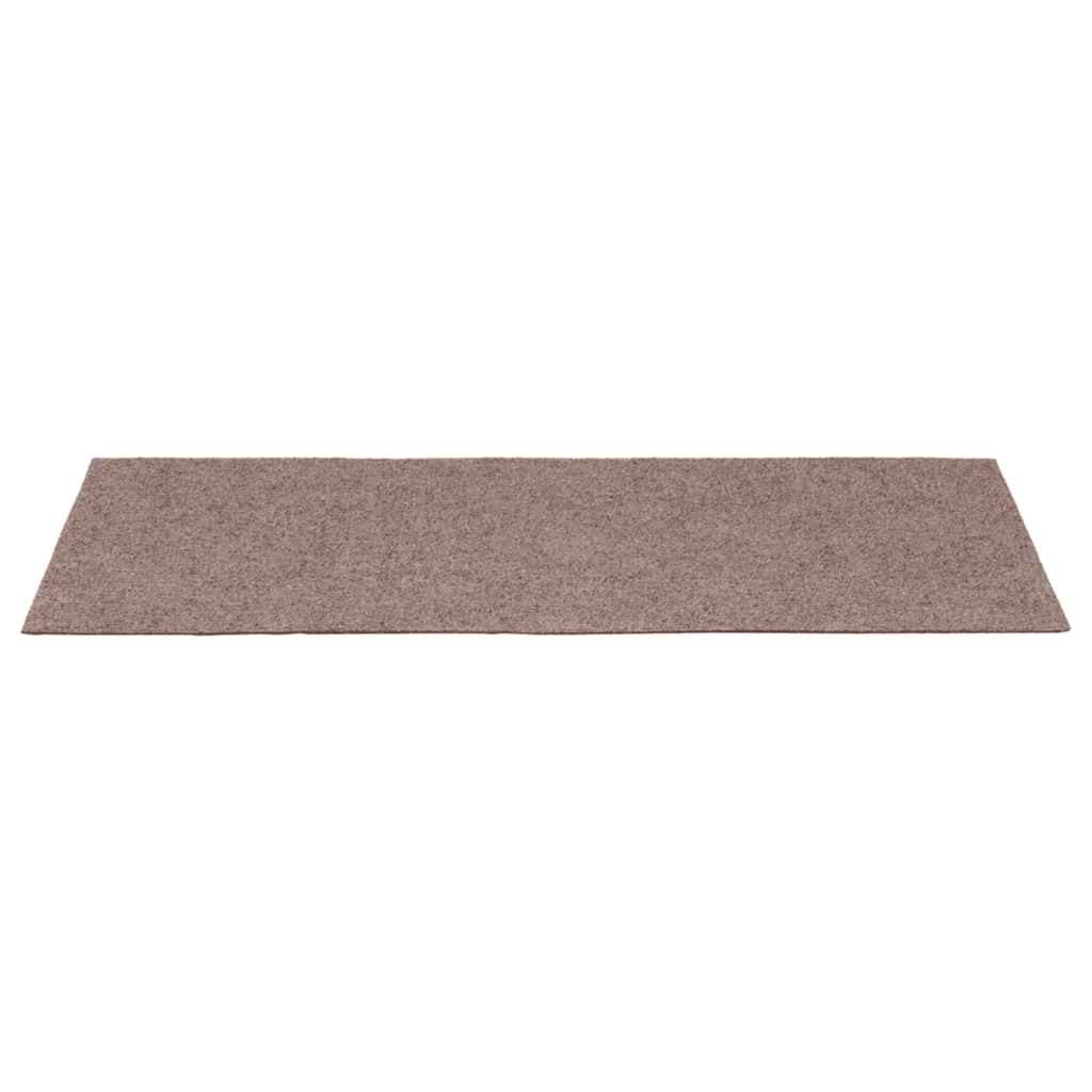 Prostirke za stepenice samoljepljive 30 kom 60x25 cm svijetlosmeđe pravokutne