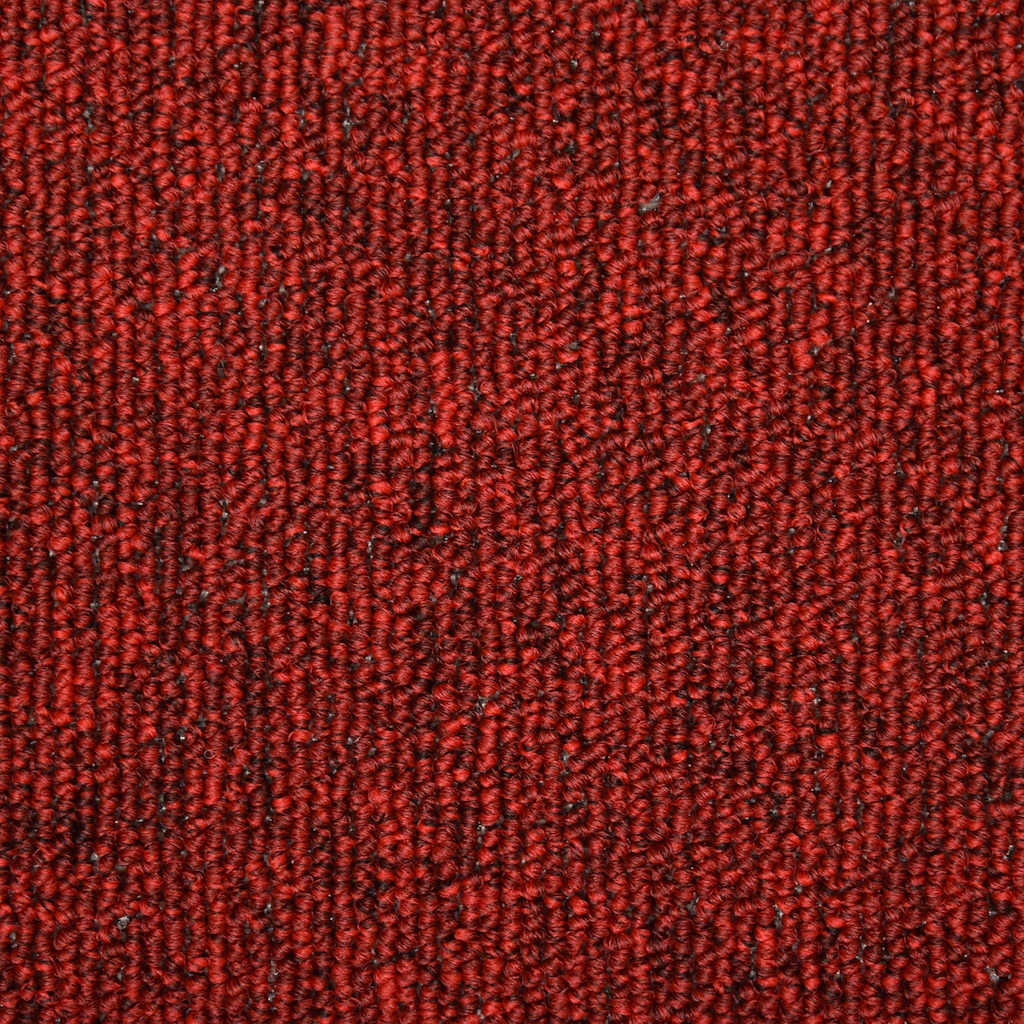 Prostirke za stepenice 30 kom 65x21x4 cm crvene pravokutni rub