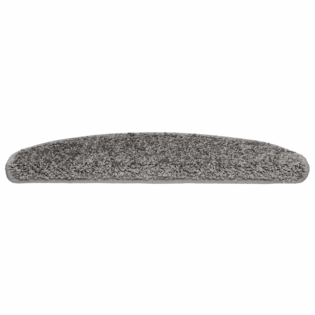 Prostirke za stepenice 20 kom 65x21x4 cm sive poluokrugle velike