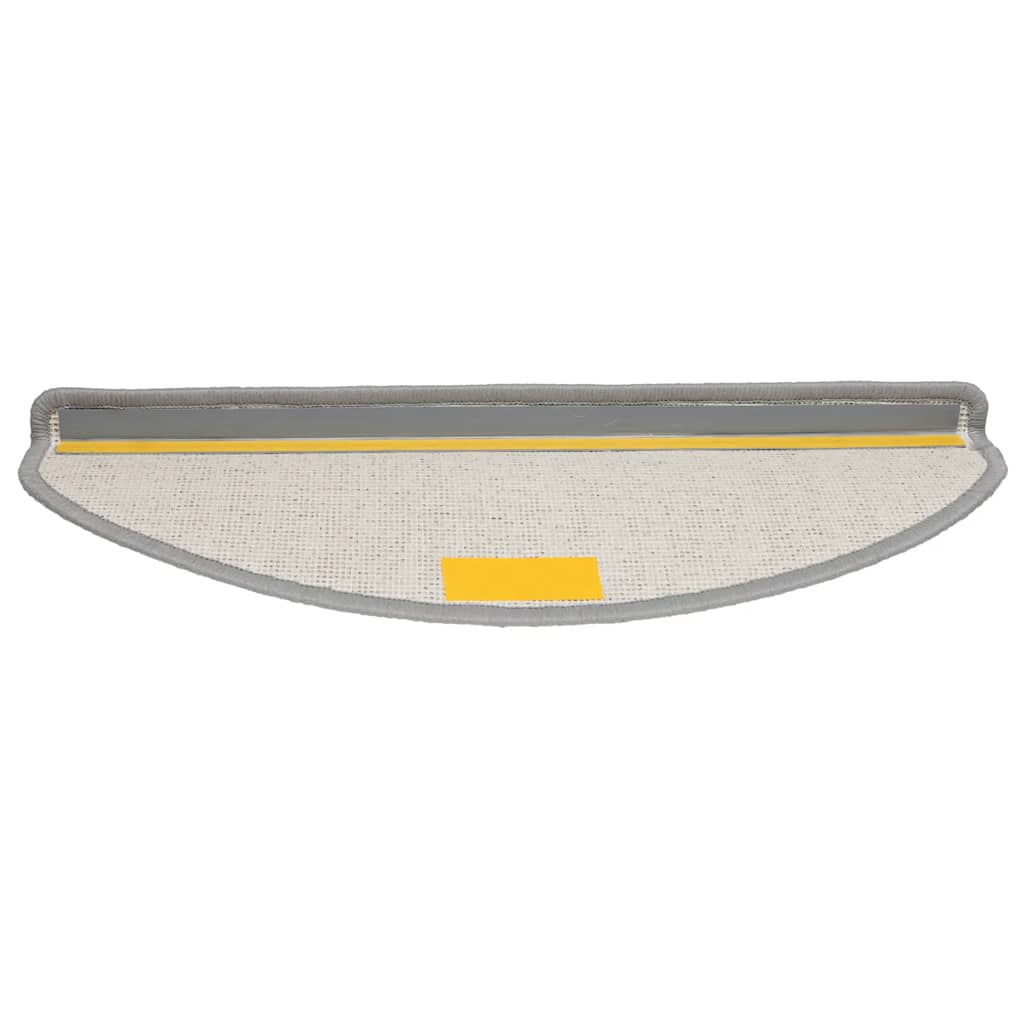 Prostirke za stepenice 20 kom 65x21x4 cm sive poluokrugle velike