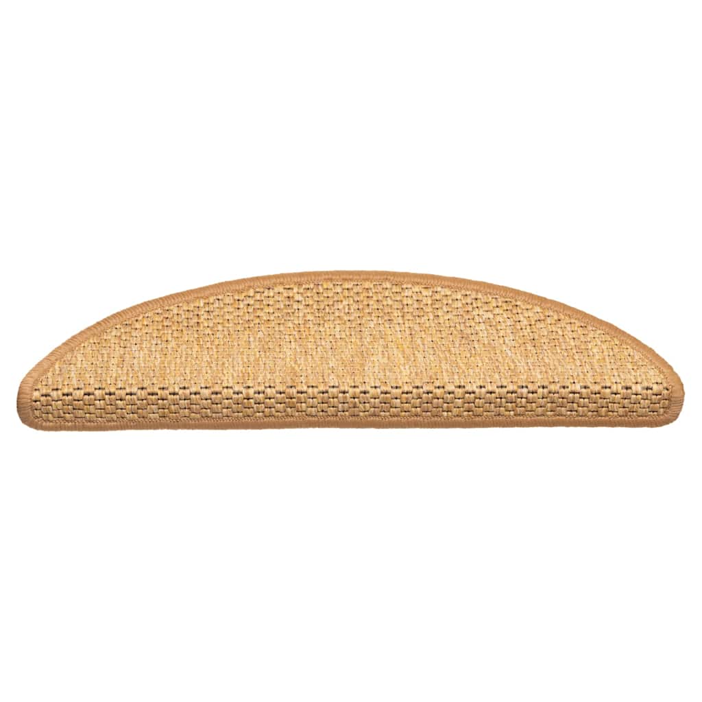 Prostirke za stepenice, samoljepljive, izgled sisala, 30 kom., 56x17x3 cm, sisal
