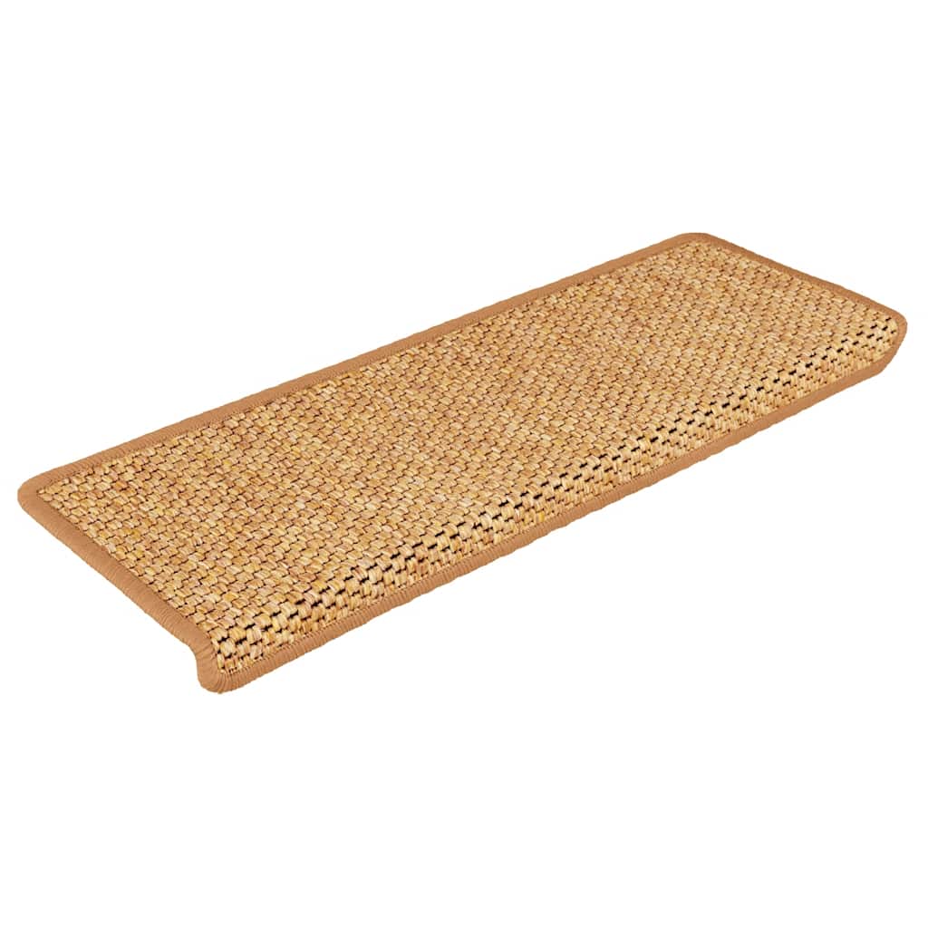 Samoljepljivi otirači za stepenice 30 kom 65x21x4 cm sisal
