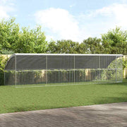 Kavez za piliće 4 pcs Srebrno 800 x 200 x 200 cm Cinkani čelik