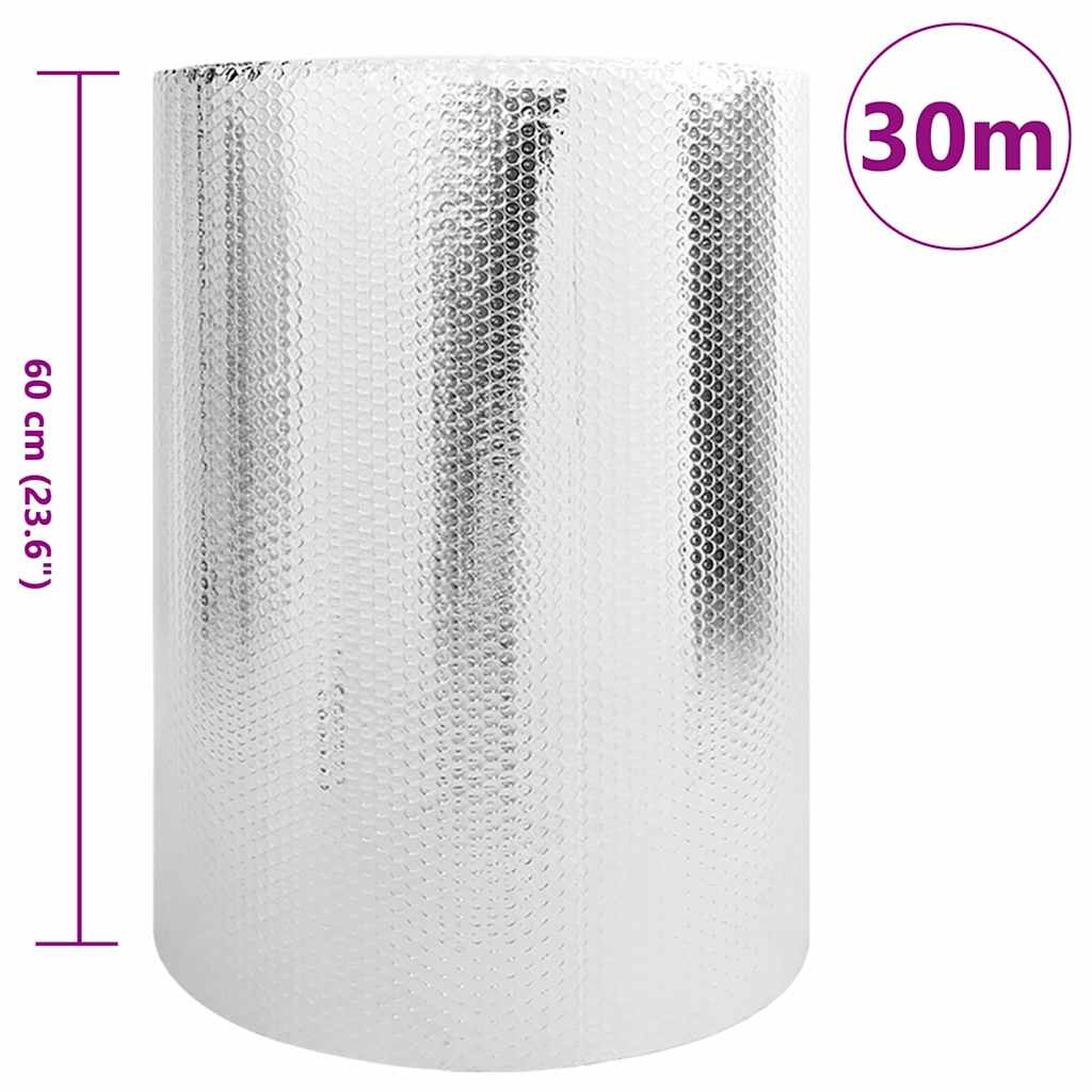 Reflektor topline za radijator Srebrno 30 x 0,6 m Polietilen