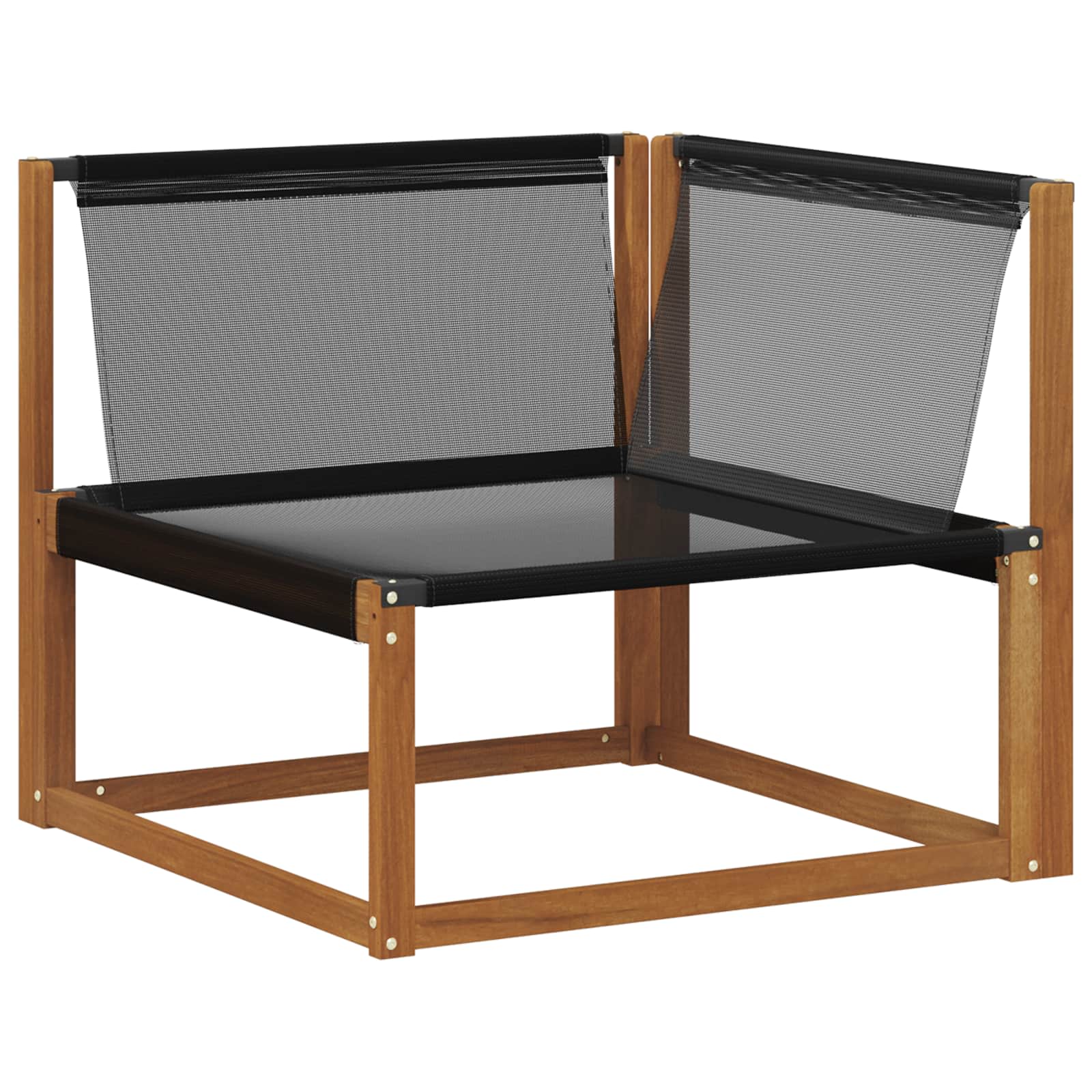 Set vanjskih sofa s jastukom 11 pcs Prirodna i crna