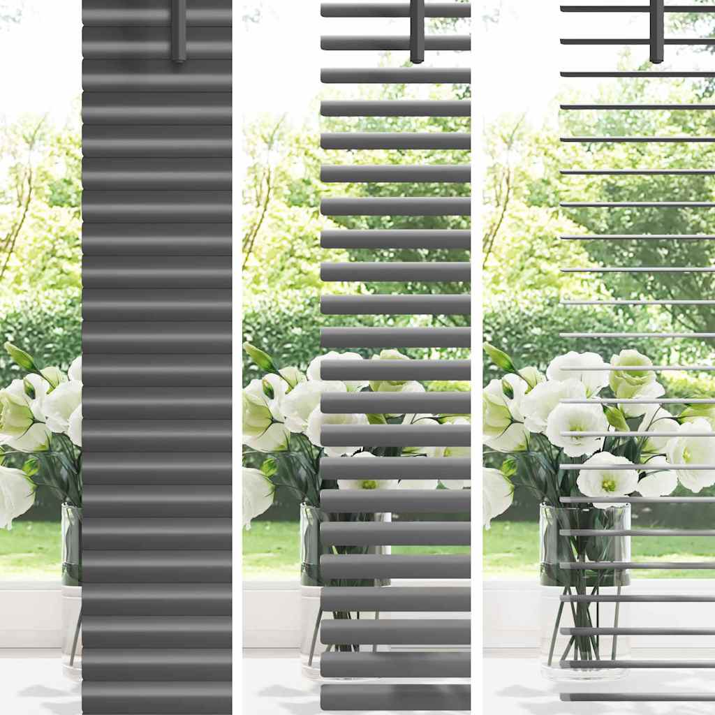 Venecijanski zastore Tamno siva 130 x 45 cm Aluminij