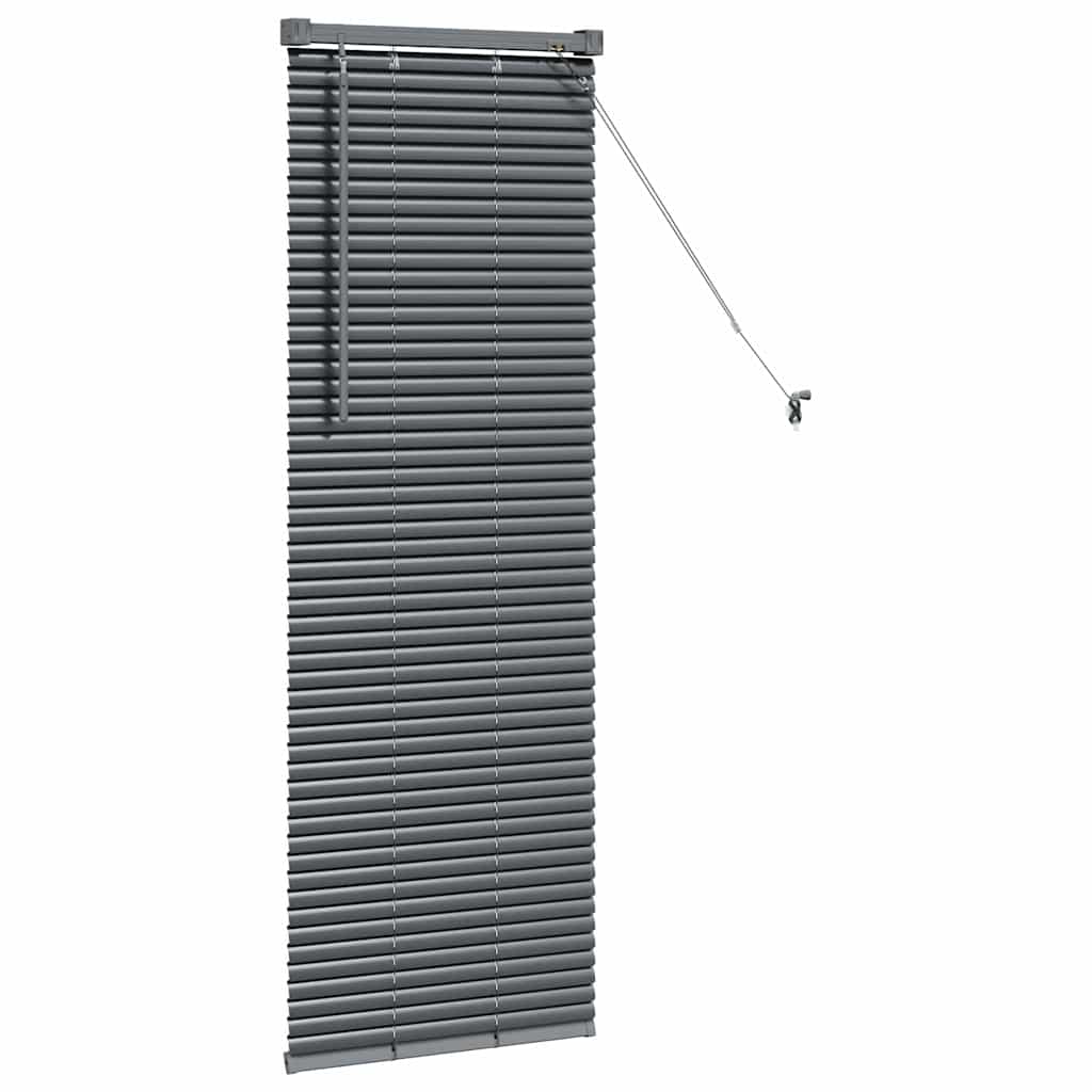 Venecijanski zastore Tamno siva 130 x 45 cm Aluminij