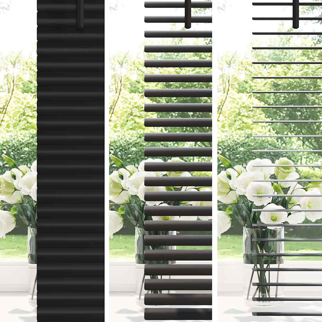 Venecijanski zastore Crna 175 x 130 cm Aluminij
