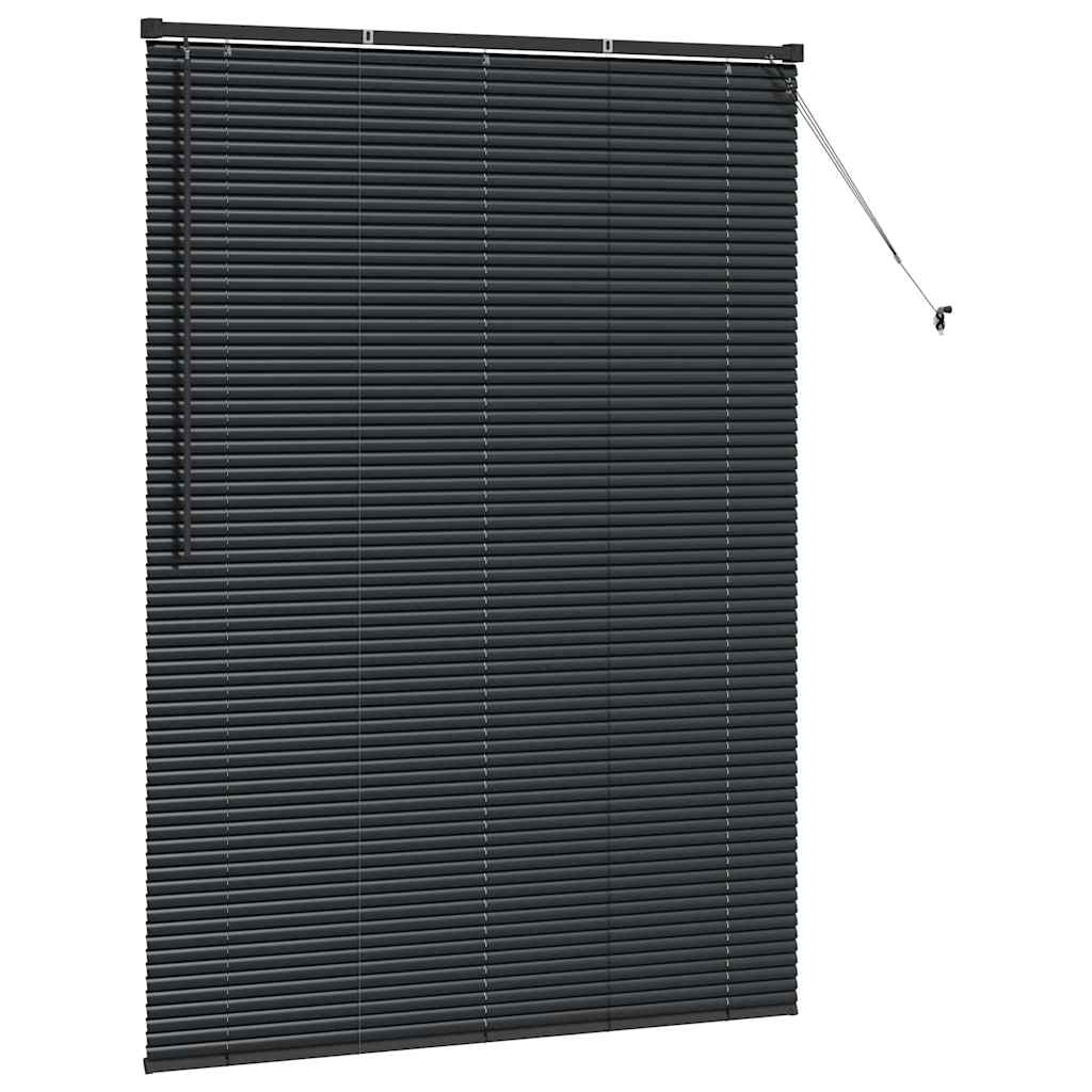 Venecijanski zastore Crna 175 x 130 cm Aluminij