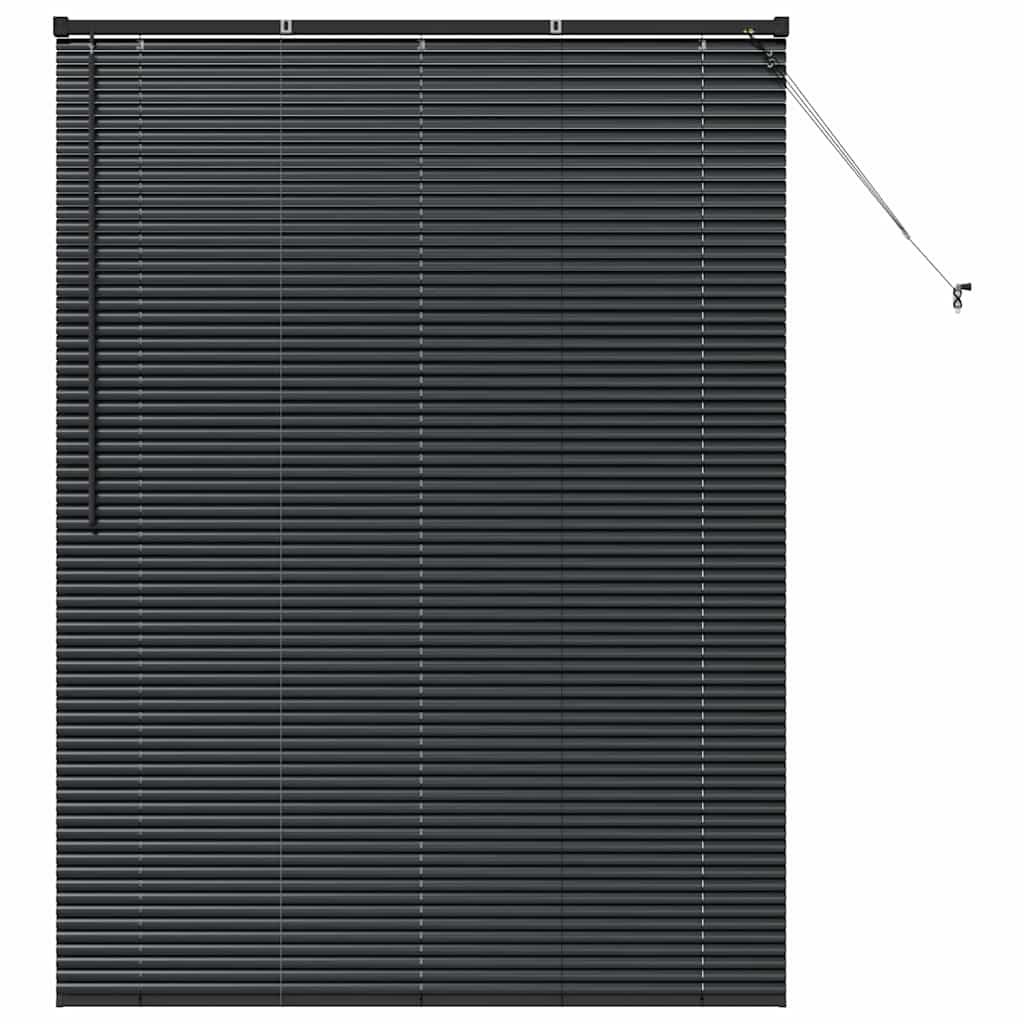 Venecijanski zastore Crna 175 x 130 cm Aluminij