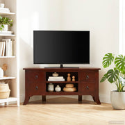 TV ormar Smeđa 100 x 40,5 x 46 cm Čvrsto mahagonijsko drvo