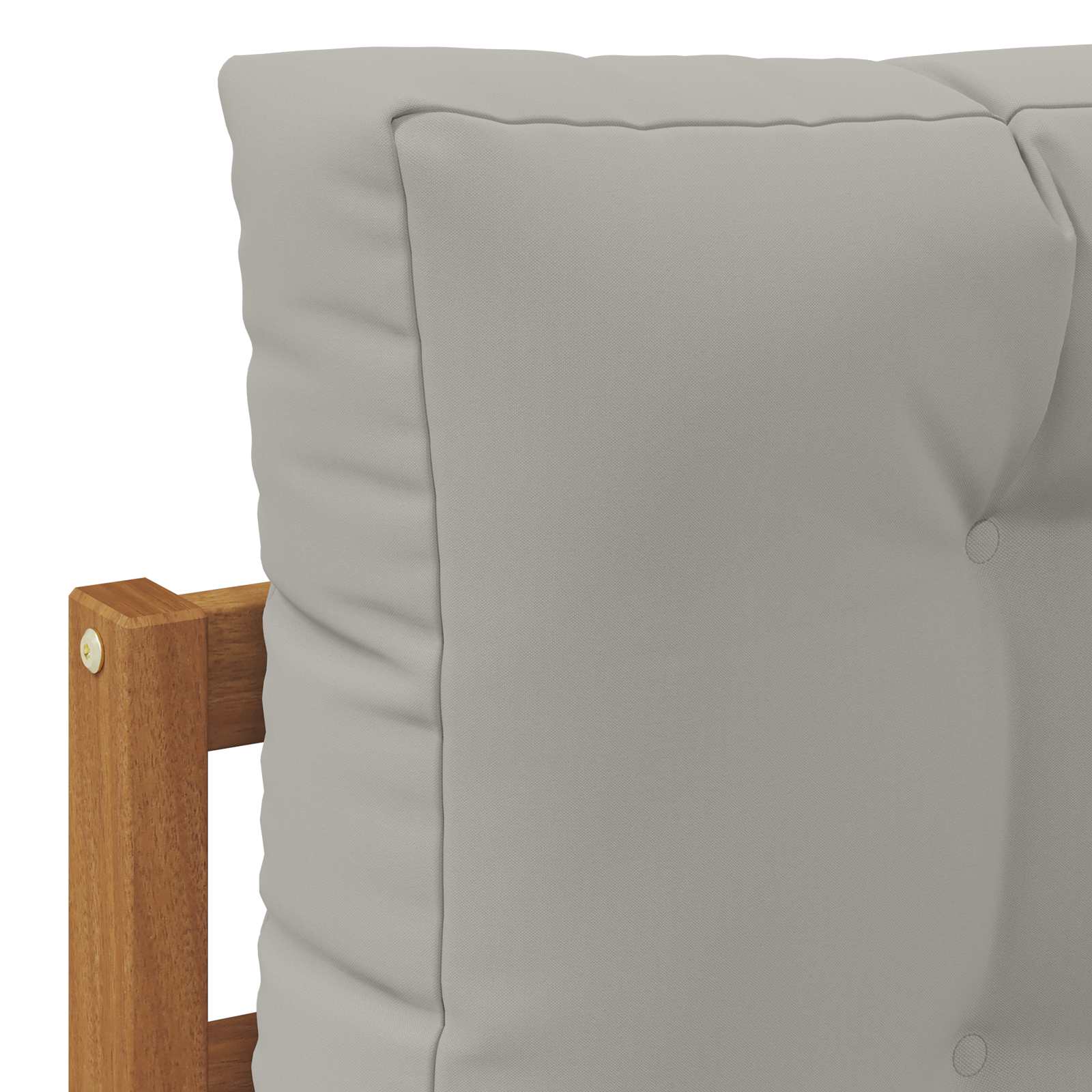 Setovi sofa 10 pcs Prirodna i svijetlo siva Čvrsto drvo akacije