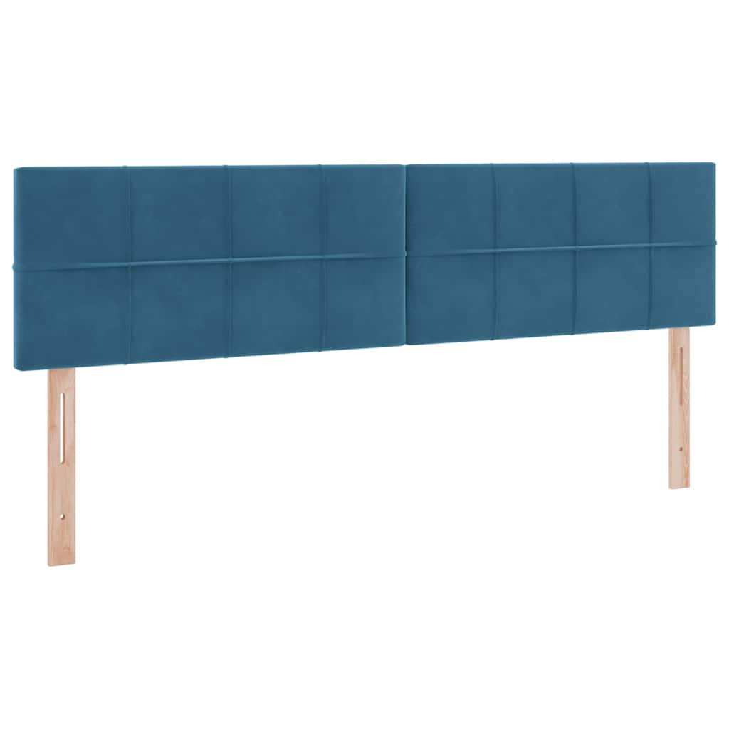 Krevet s od storage s madracem Tamno plava 180 x 200 cm Baršun