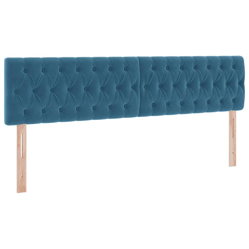 Krevet s od storage s madracem Tamno plava 180 x 200 cm Baršun