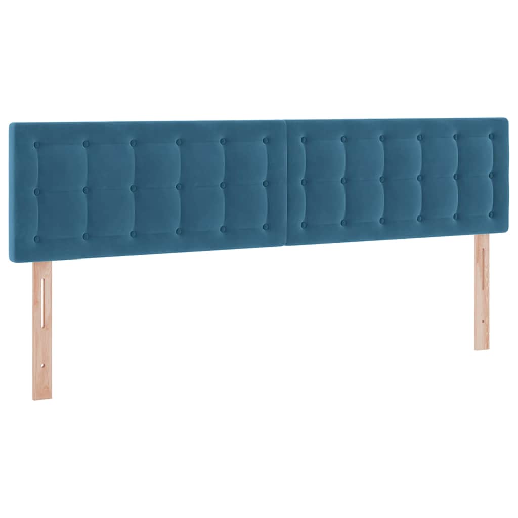 Krevet s od storage s madracem Tamno plava 180 x 200 cm Baršun