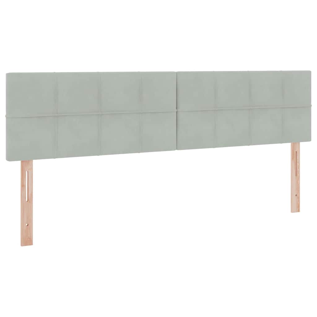 LED krevet za pohranu s madracem Svjetlosiva 160 x 200 cm