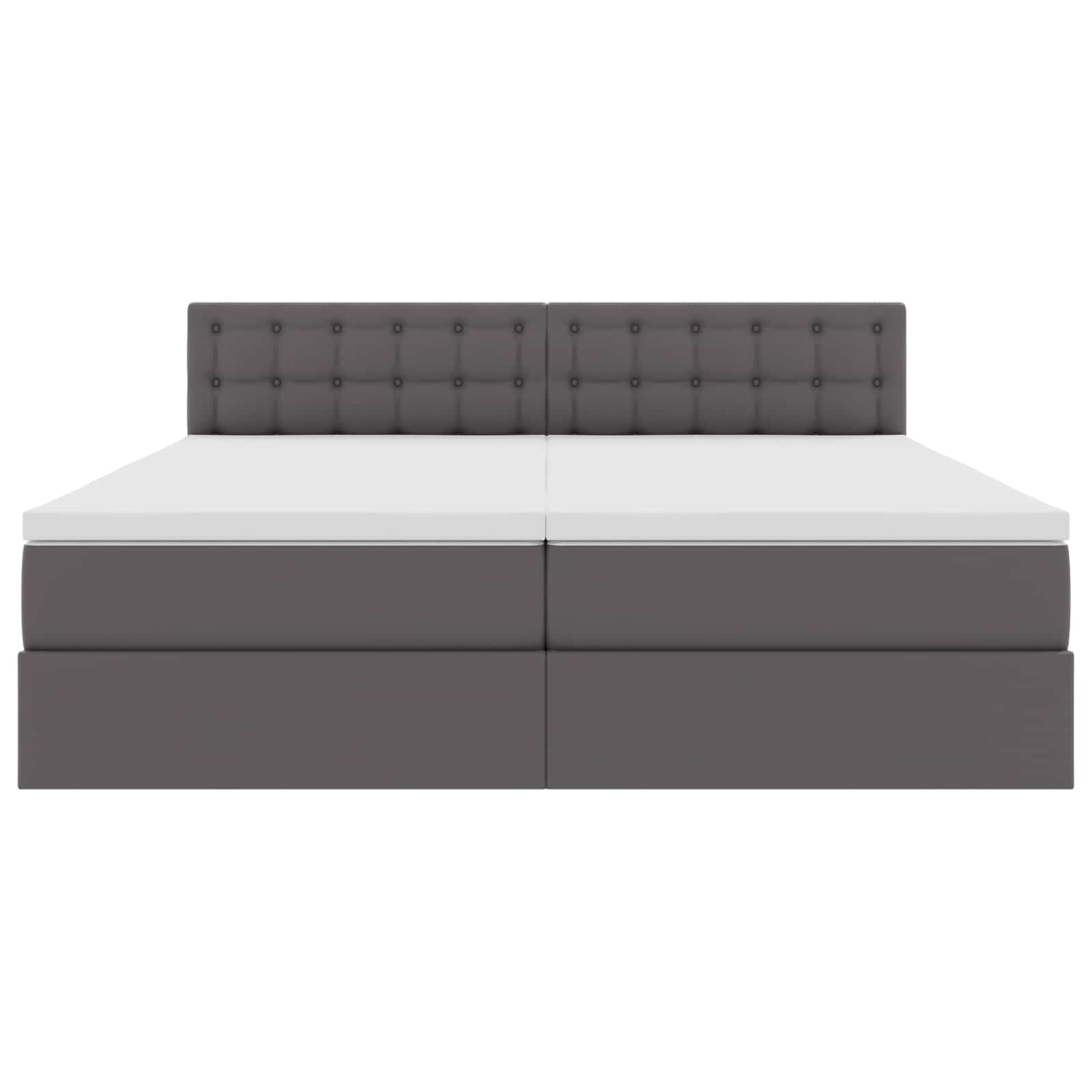 Krevet s prostorom za pohranu s LED-om Siva 180 x 200 cm