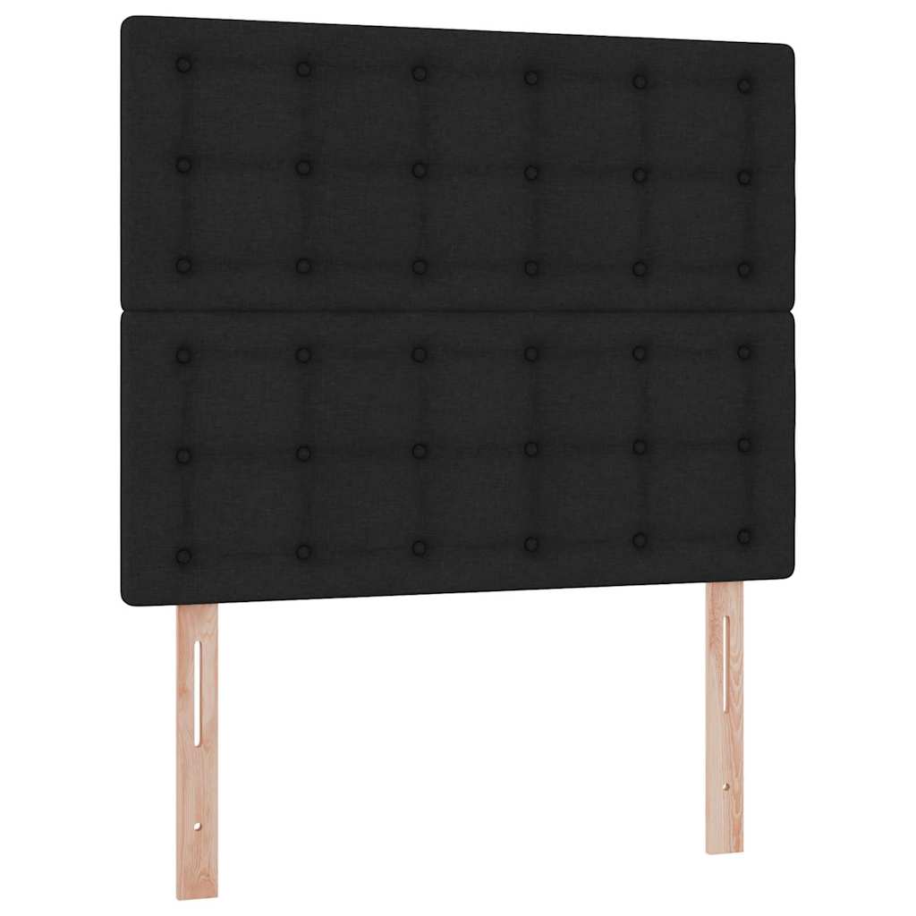 Krevet s madracem i skladištem Crna 120 x 200 cm Poliester