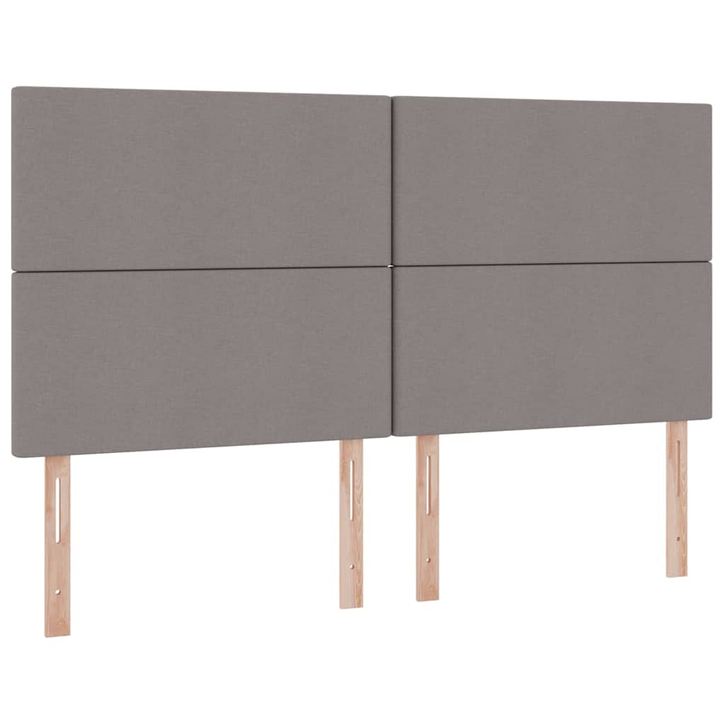 Krevet s od storage s uzglavljem Sivosmeđa 180 x 200 cm Tkanina