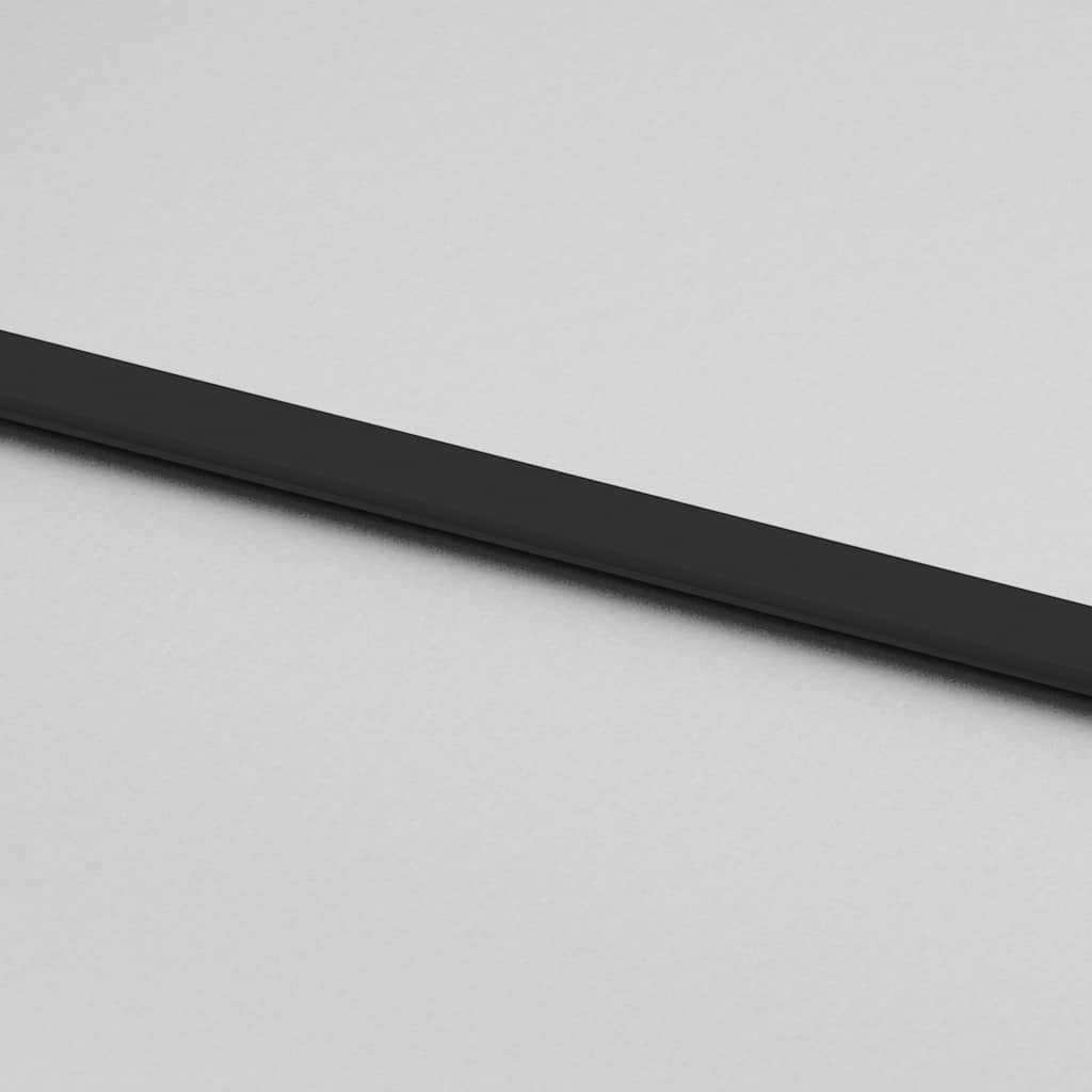 Klizna vrata s okovima crna 102,5x205 cm ESG staklo