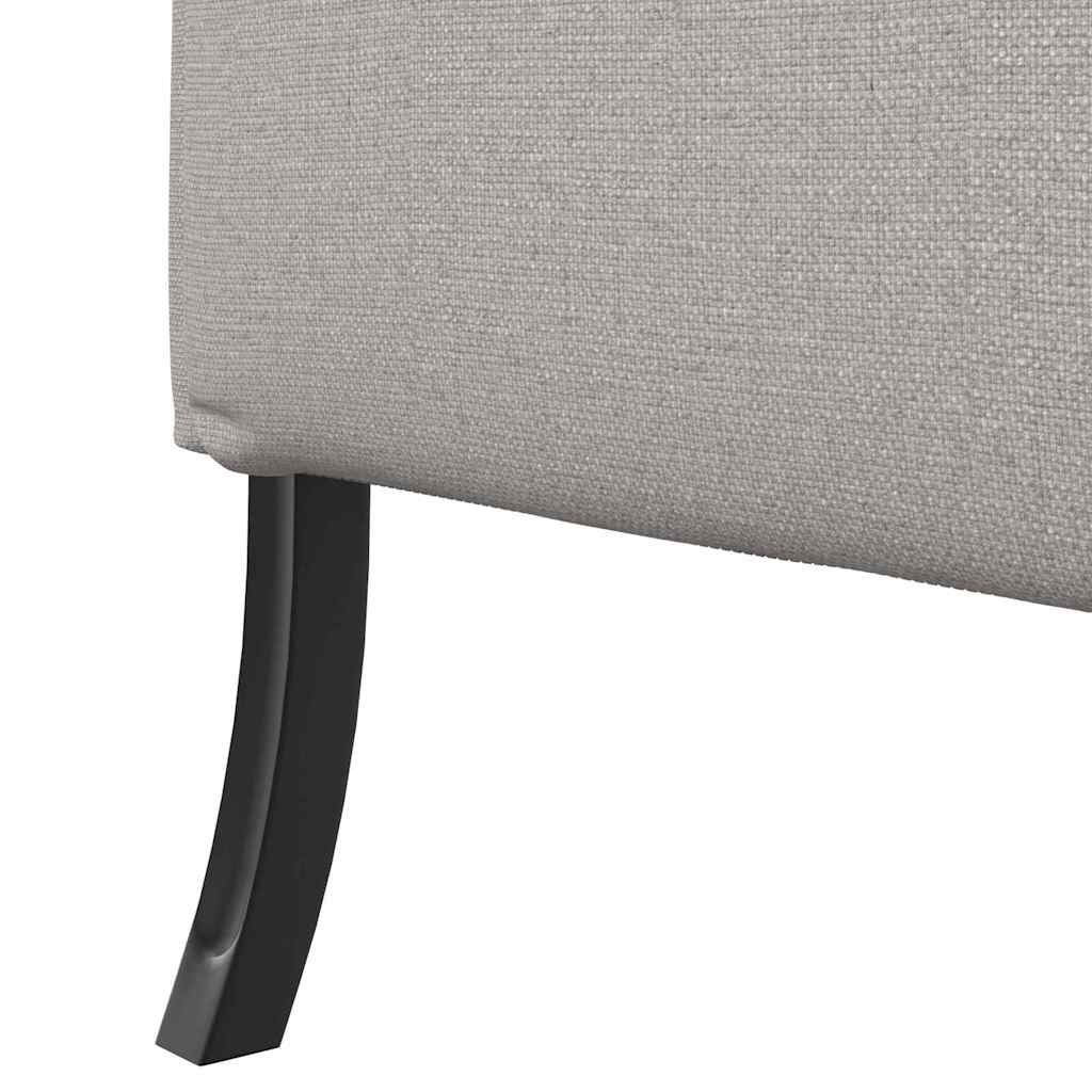 Sofa s visokim naslonom Siva boja oblaka 109 x 56 x 121 cm