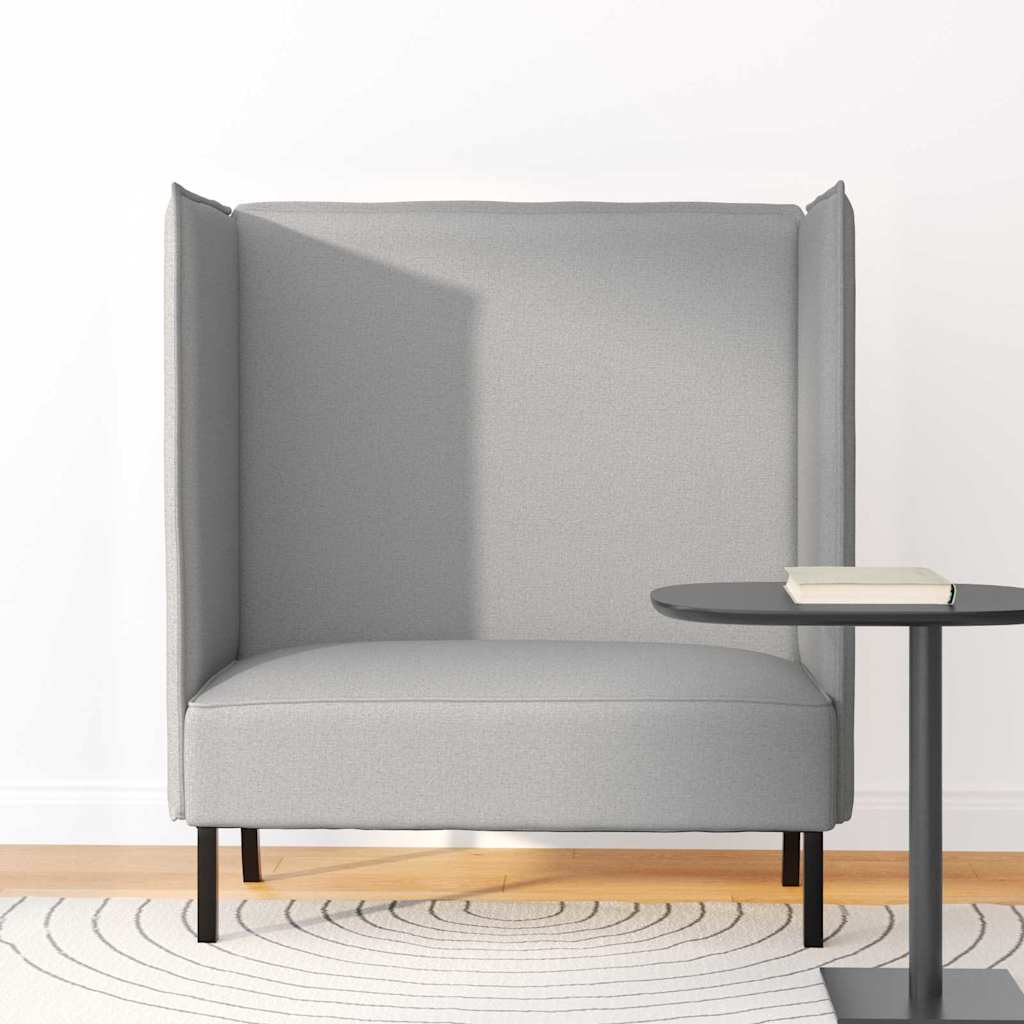 Sofa s visokim naslonom Siva boja oblaka 109 x 56 x 121 cm