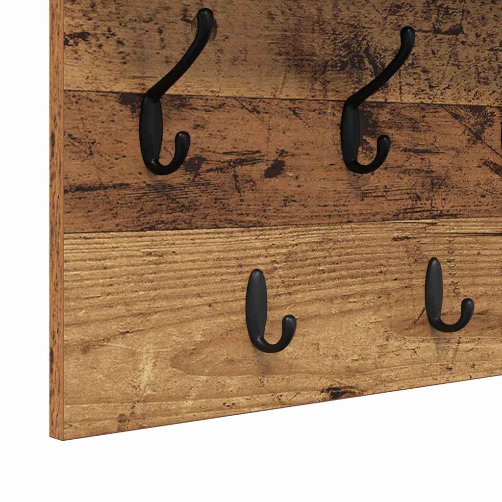 Vješalica za kapute na zidu Zidne Staro drvo 80 x 40 x 12 cm