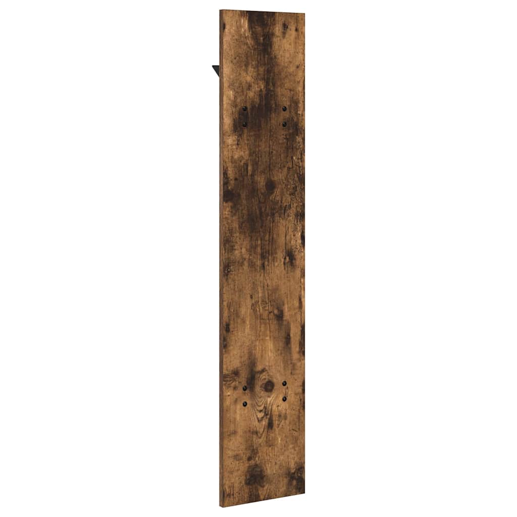 Vješalica za kapute na zidu Dimljeni hrast 20 x 1,5 x 100 cm