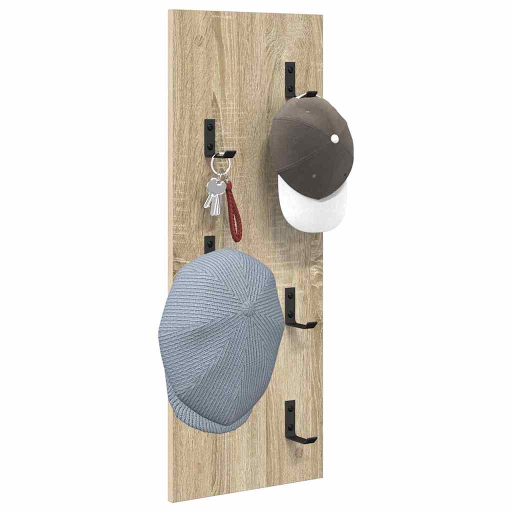 Vješalica za kapute na zidu Zidne Sonoma hrast 30 x 1,5 x 80 cm
