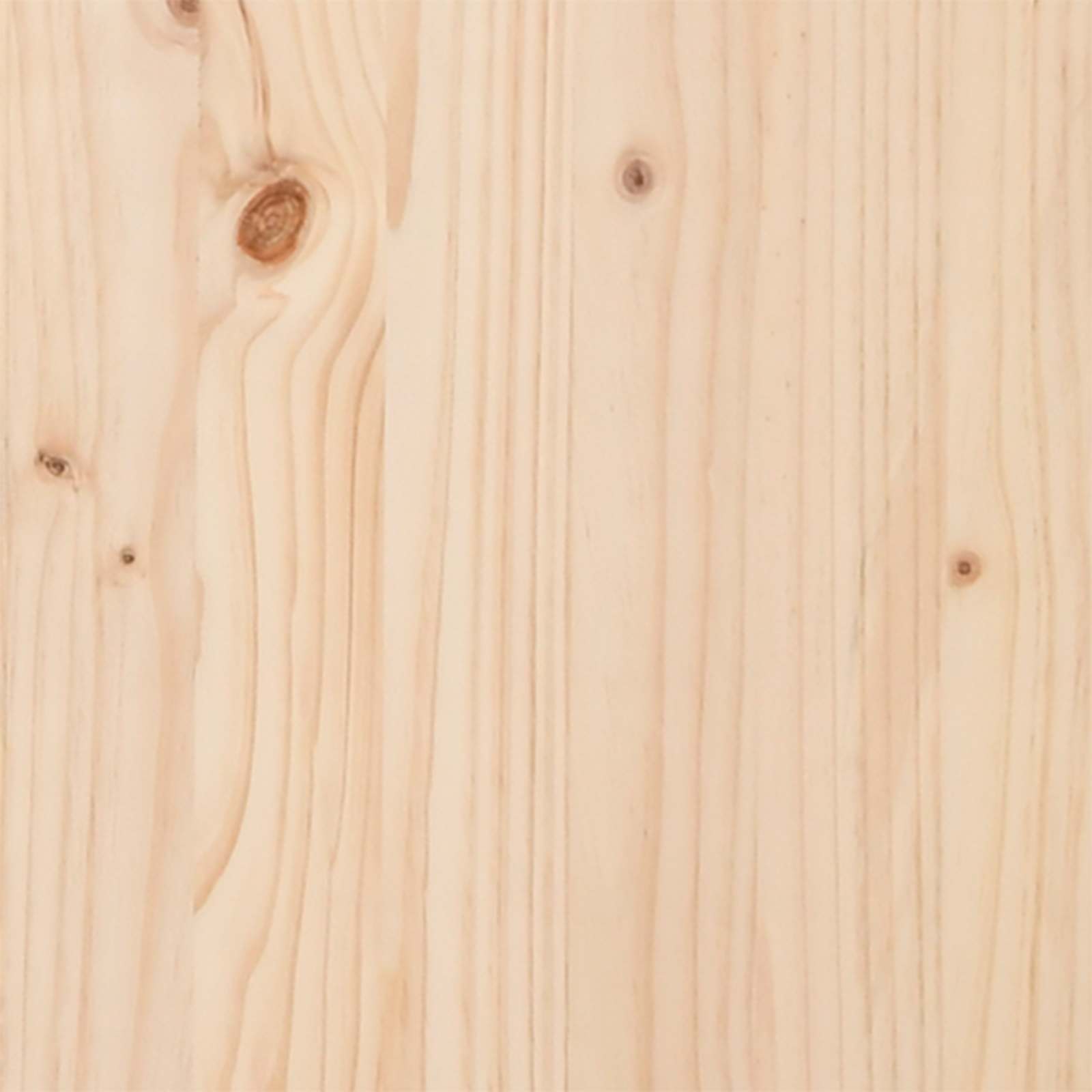 Krevetna konstrukcija Smeđa 140 x 200 cm Čvrsto borovo drvo
