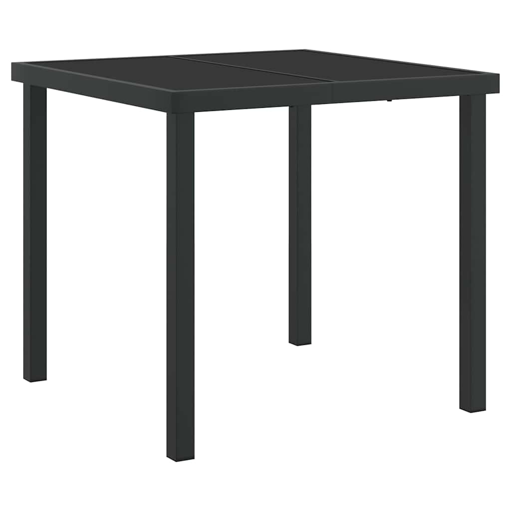 Vrtni set za objed 3 pcs Smeđa i crna PE ratan