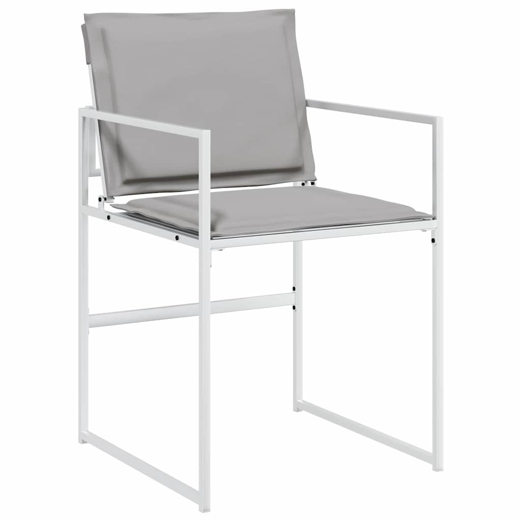 Vrtni set za objed 5 pcs Bijela 160 x 80 x 73 cm