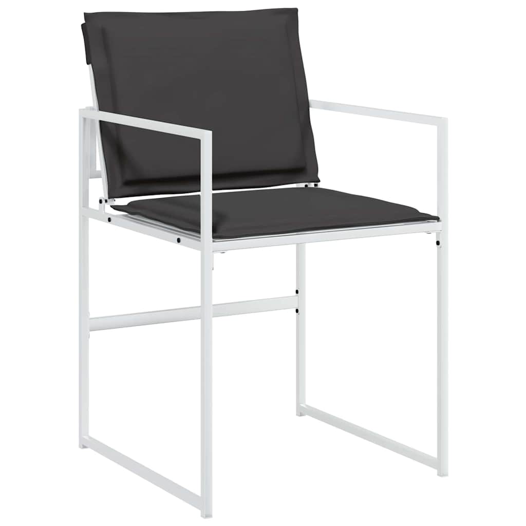 Vrtni set za objed 9 pcs Bijela 200 x 80 x 73 cm
